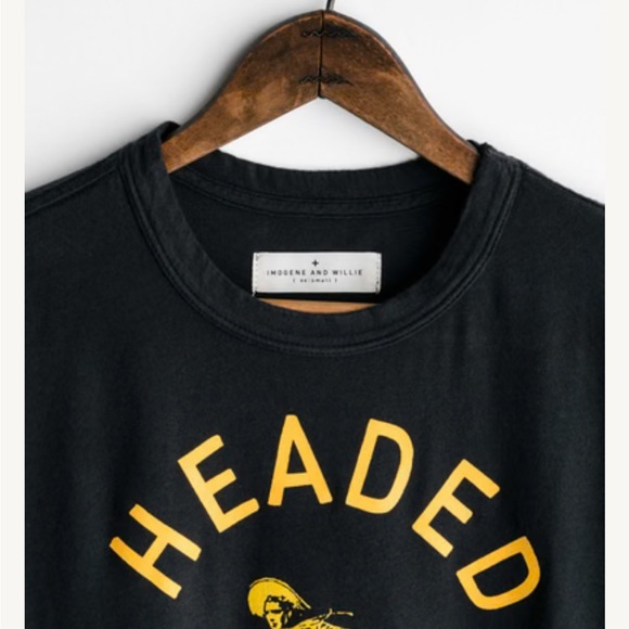 NWT Imogene + Willie the “Headed Nowhere” 100% cotton western art tee - small - Picture 2 of 14